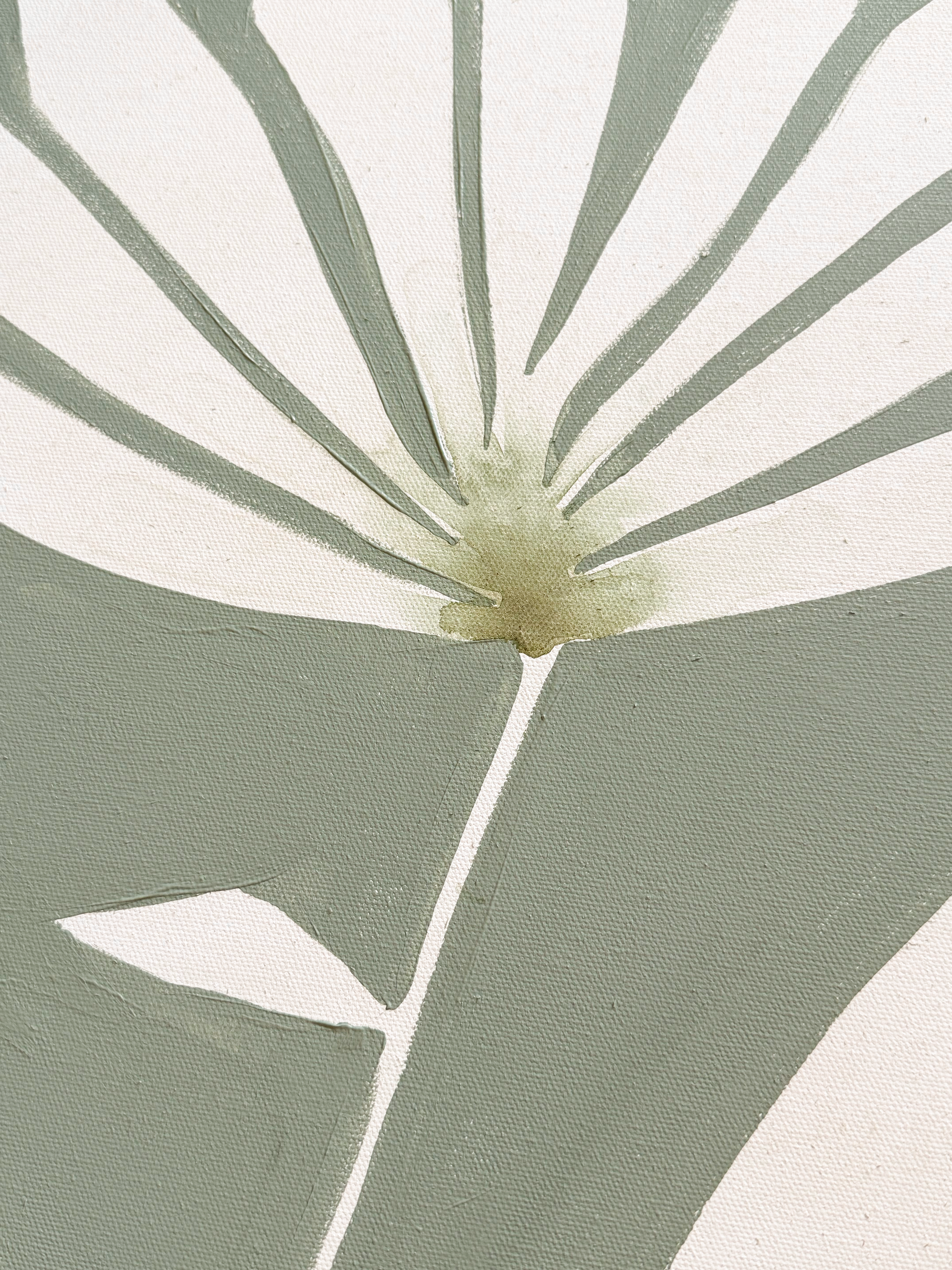 Floral in Dusty Sage No. 2