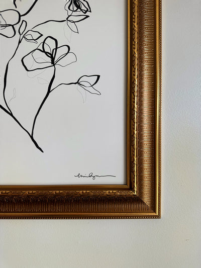 Floral Sketch 1